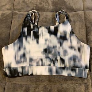Zella Abstract Print Sports Bra